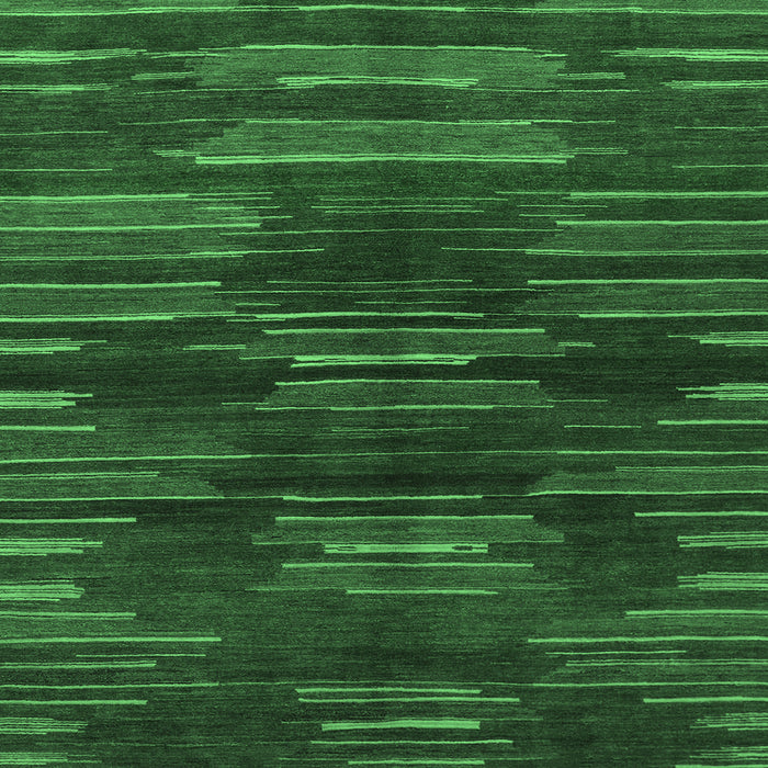 Square Machine Washable Abstract Emerald Green Modern Area Rugs, wshabs1490emgrn