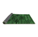 Sideview of Abstract Emerald Green Modern Rug, abs1490emgrn