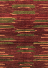 Abstract Brown Modern Rug, abs1490brn