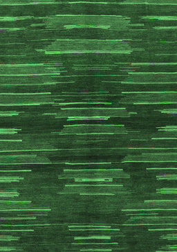 Abstract Emerald Green Modern Rug, abs1490emgrn