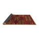 Sideview of Abstract Brown Modern Rug, abs1490brn