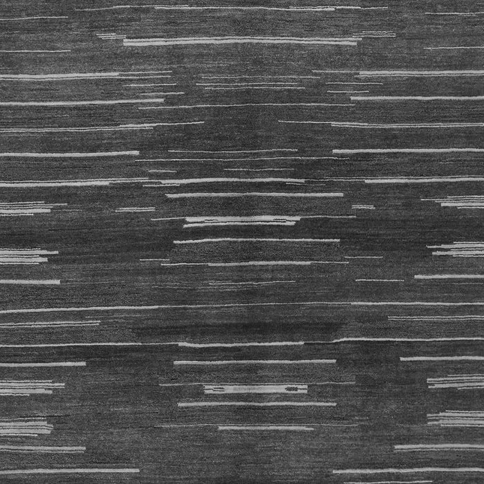 Machine Washable Abstract Gray Modern Rug, wshabs1490gry