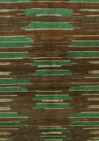 Abstract Turquoise Modern Rug, abs1490turq