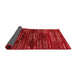 Abstract Red Modern Area Rugs