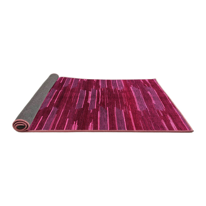 Sideview of Abstract Pink Modern Rug, abs1490pnk