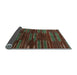 Sideview of Abstract Light Blue Modern Rug, abs1490lblu