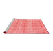 Modern Red Washable Rugs