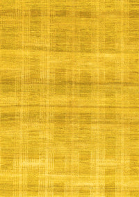 Abstract Yellow Modern Rug, abs1491yw