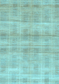 Abstract Light Blue Modern Rug, abs1491lblu