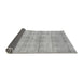 Sideview of Abstract Gray Modern Rug, abs1491gry