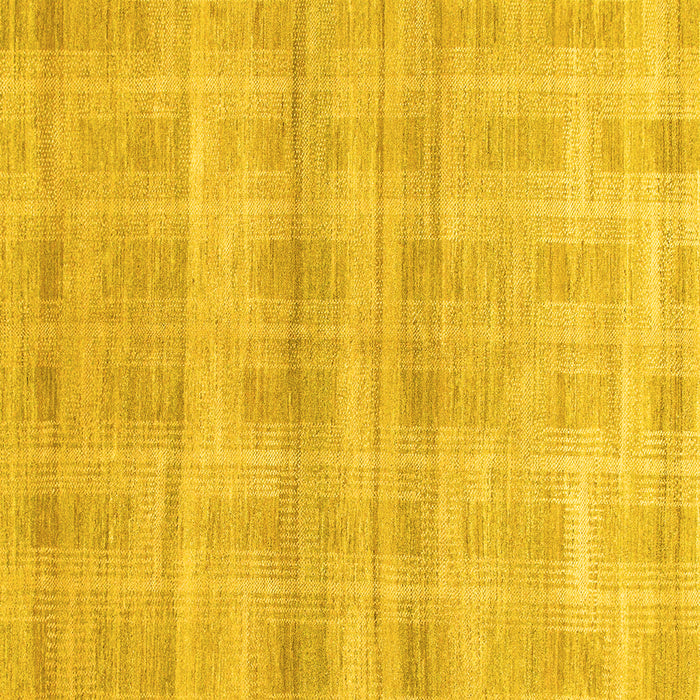Square Abstract Yellow Modern Rug, abs1491yw