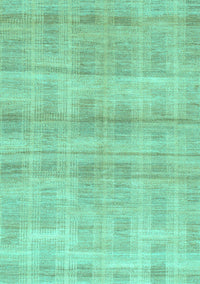 Abstract Turquoise Modern Rug, abs1491turq