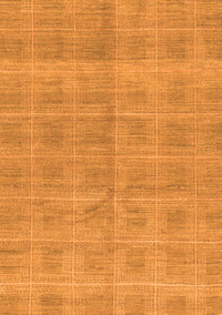 Checkered Orange Modern Rug, abs1492org