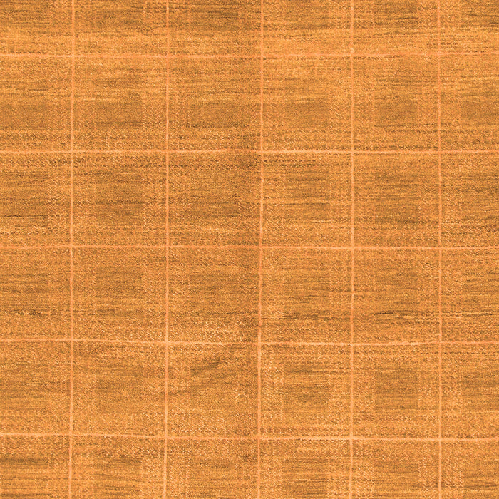 Checkered Orange Modern Rug, abs1492org