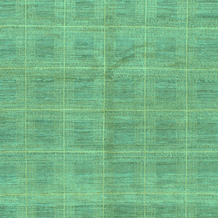 Checkered Turquoise Modern Rug, abs1492turq