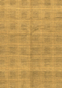 Checkered Brown Modern Rug, abs1492brn