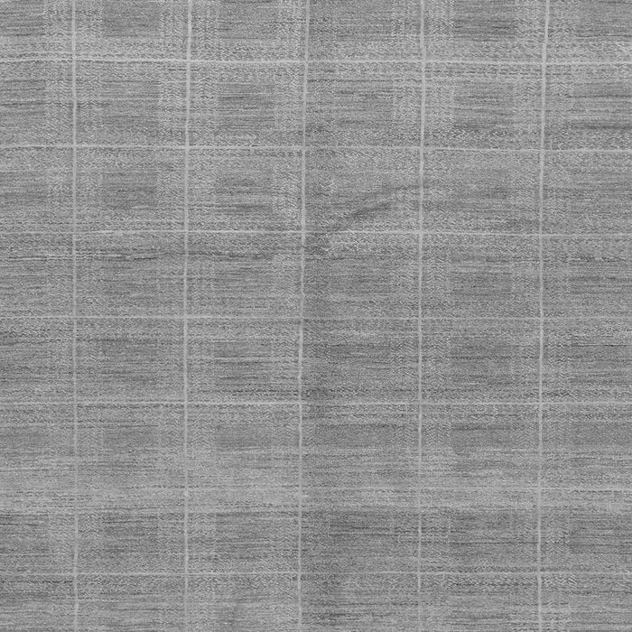 Square Checkered Gray Modern Rug, abs1492gry