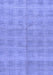 Checkered Blue Modern Rug, abs1492blu