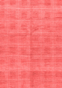 Checkered Red Modern Rug, abs1492red