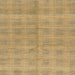 Square Abstract Cinnamon Brown Checkered Rug, abs1492