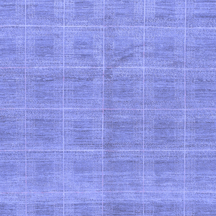 Machine Washable Checkered Blue Modern Rug, wshabs1492blu