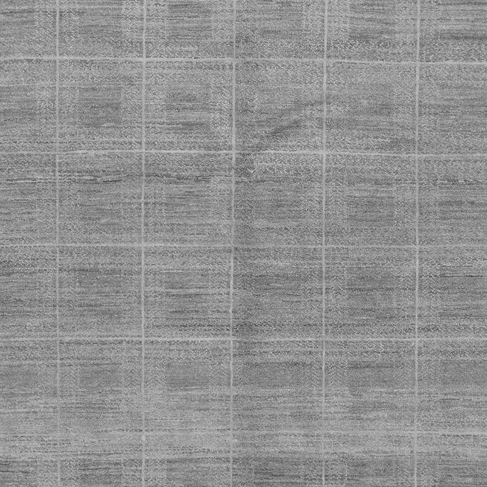 Checkered Gray Modern Rug, abs1492gry