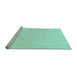 Sideview of Machine Washable Solid Light Blue Modern Rug, wshabs1493lblu