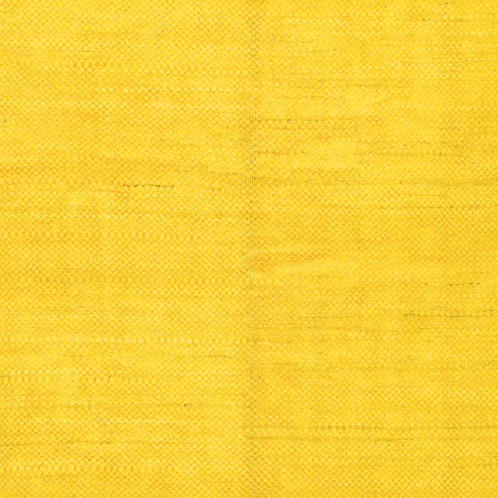 Machine Washable Solid Yellow Modern Rug, wshabs1493yw