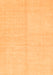 Solid Orange Modern Rug, abs1493org