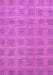 Machine Washable Checkered Purple Modern Area Rugs, wshabs1494pur
