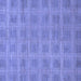 Square Machine Washable Checkered Blue Modern Rug, wshabs1494blu