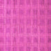 Square Checkered Pink Modern Rug, abs1494pnk