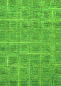 Checkered Green Modern Rug, abs1494grn