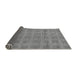 Sideview of Checkered Gray Modern Rug, abs1494gry