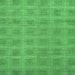 Square Checkered Emerald Green Modern Rug, abs1494emgrn