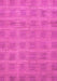 Checkered Pink Modern Rug, abs1494pnk