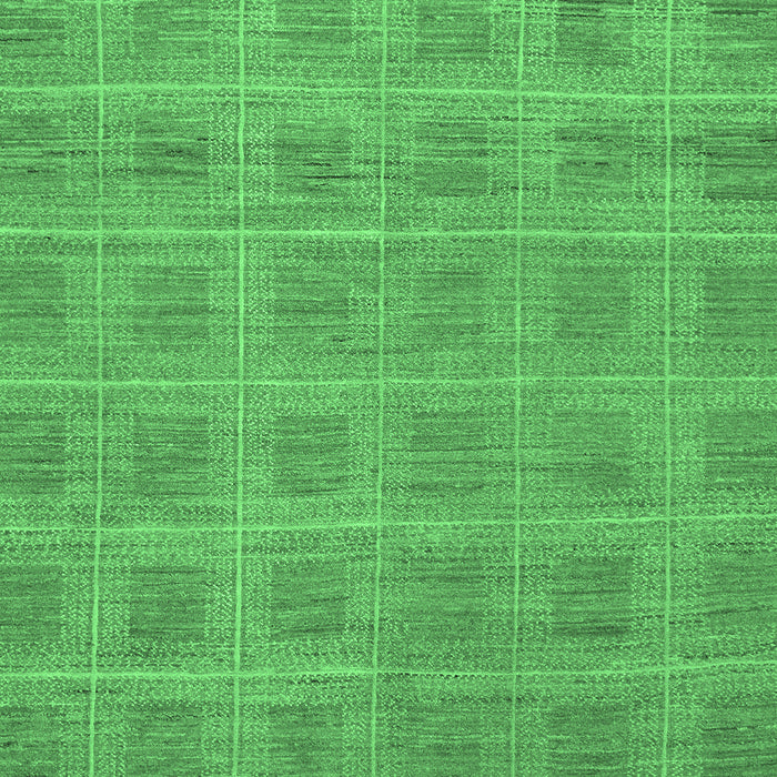 Checkered Emerald Green Modern Rug, abs1494emgrn
