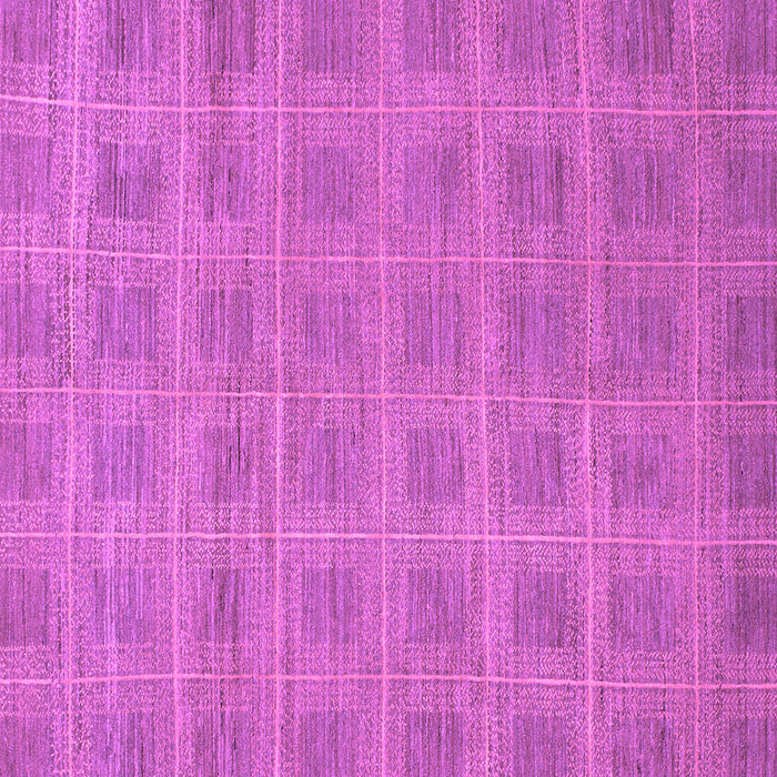 Square Machine Washable Checkered Purple Modern Area Rugs, wshabs1494pur