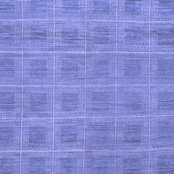 Machine Washable Checkered Blue Modern Rug, wshabs1494blu