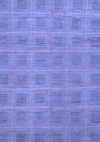 Checkered Blue Modern Rug, abs1494blu