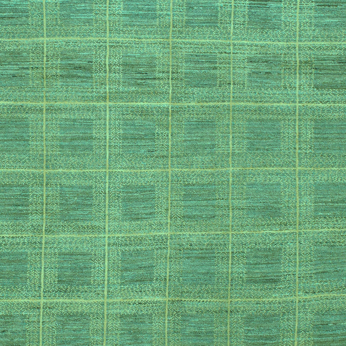 Checkered Turquoise Modern Rug, abs1494turq