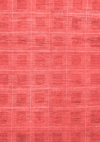 Checkered Red Modern Rug, abs1494red