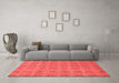 Modern Red Washable Rugs