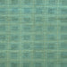 Square Machine Washable Checkered Light Blue Modern Rug, wshabs1494lblu