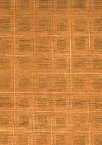 Checkered Orange Modern Rug, abs1494org