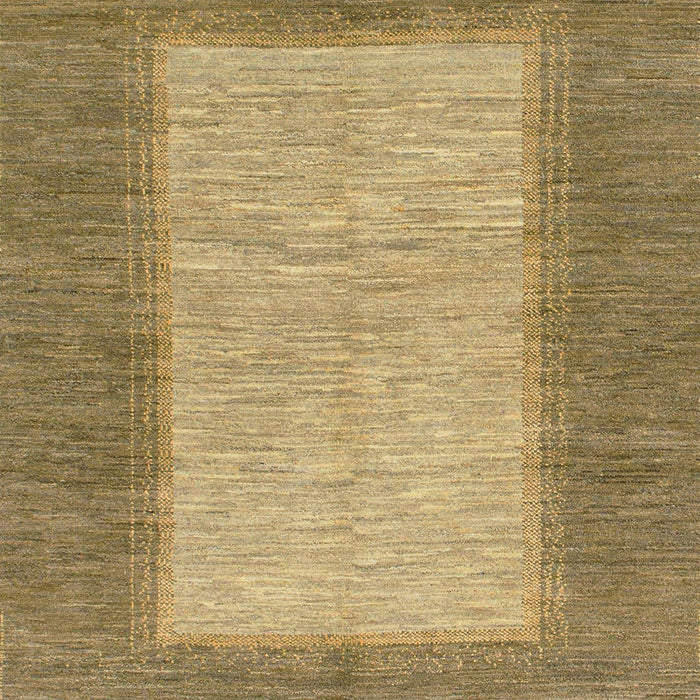 Abstract Metallic Gold Modern Rug, abs1495