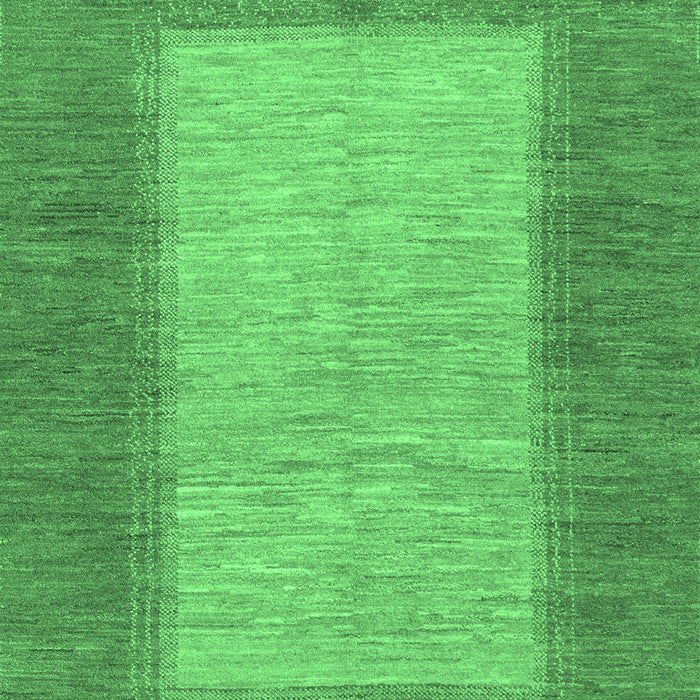 Machine Washable Abstract Emerald Green Modern Area Rugs, wshabs1495emgrn