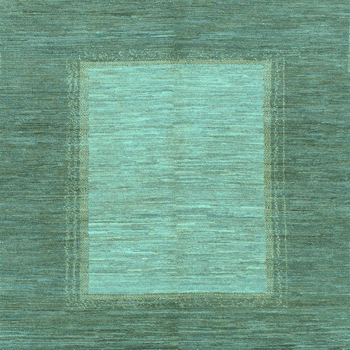 Square Machine Washable Abstract Light Blue Modern Rug, wshabs1495lblu