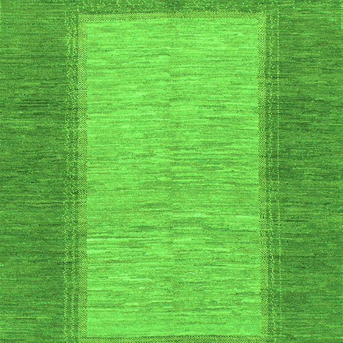 Machine Washable Abstract Green Modern Area Rugs, wshabs1495grn