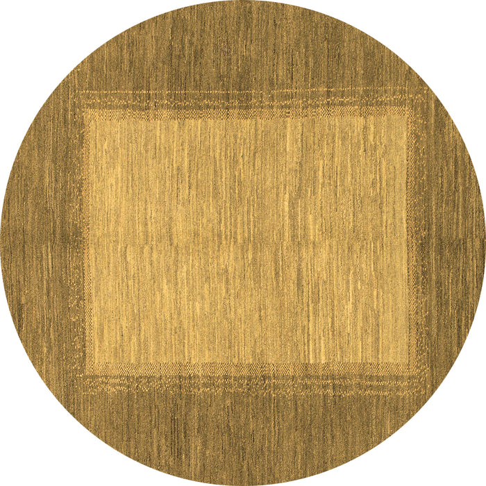 Round Machine Washable Abstract Brown Modern Rug, wshabs1495brn